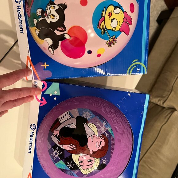 Disney Elsa and Minnie Mouse Hedstrom Bouncing Balls Set Age 3+ (hg/x) - Picture 8 of 14